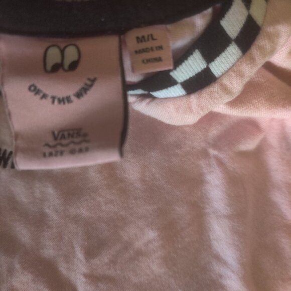 Lazy Oaf   Vans Tee size M/L New oversized - Picture 3 of 4